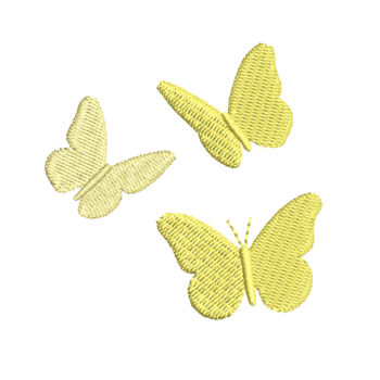 Cute Butterflies Machine Embroidery Design