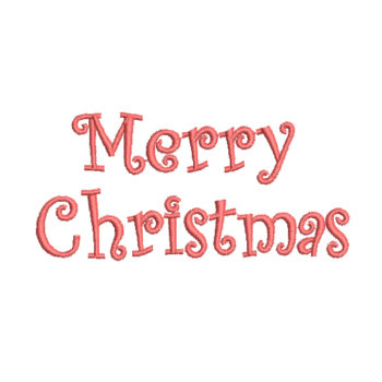 Merry Christmas 2 Machine Embroidery Design