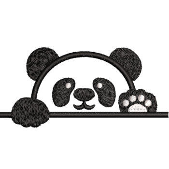 Panda 2 Machine Embroidery Design