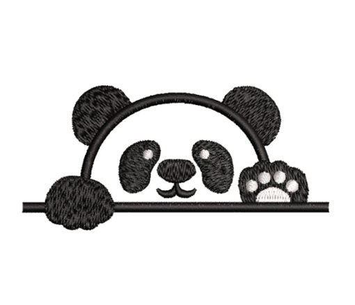 Panda 2 Machine Embroidery Design