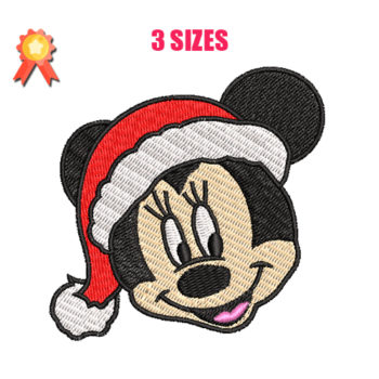 Santa Mickey Machine Embroidery Design