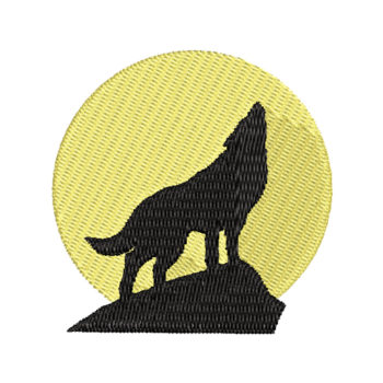 Wolf 5 Machine Embroidery Design