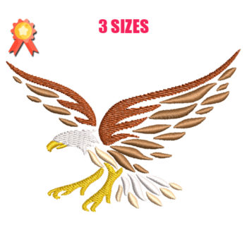 Eagle 10 Machine Embroidery Design