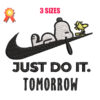 Just Do It Machine Embroidery Design