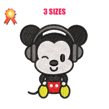 Mini Mickey Machine Embroidery Design