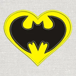 Batman embroidery design