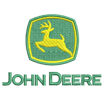 John Deere Logo Machine Embroidery Design