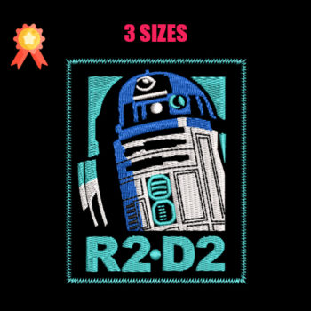 R2 D2 Machine Embroidery Design