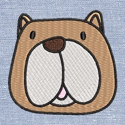 dogs embroidery design