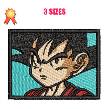 Goku 5 Machine Embroidery Design