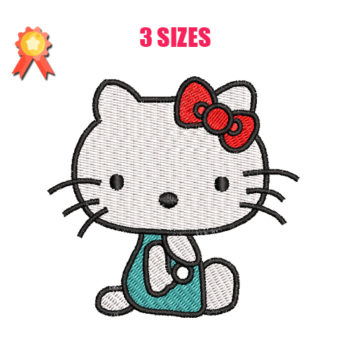 Hello Kitty 5 Machine Embroidery Design