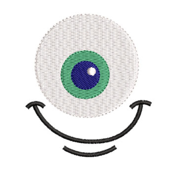 Mike Wazowski 2 Machine Embroidery Design