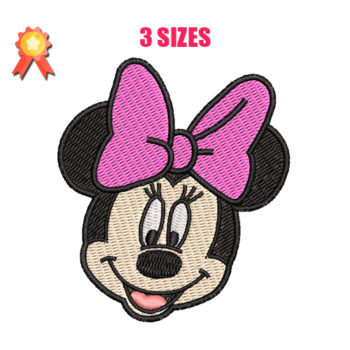 Minnie Mouse 5 Machine Embroidery Design