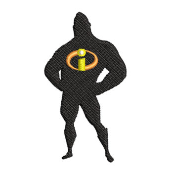 Mr Incredible Machine Embroidery Design