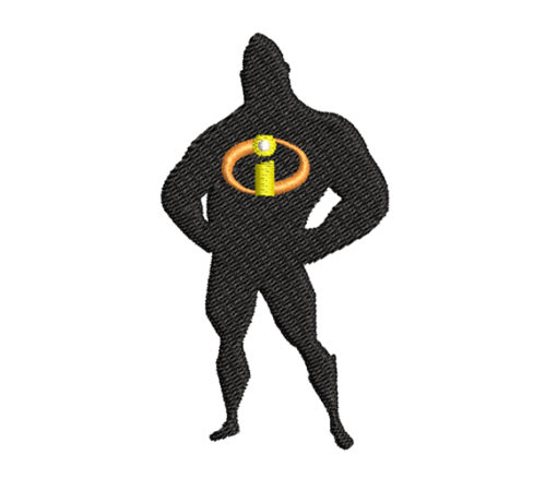 Mr Incredible Machine Embroidery Design