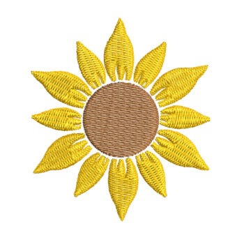 SunFlower 2 Machine Embroidery Design
