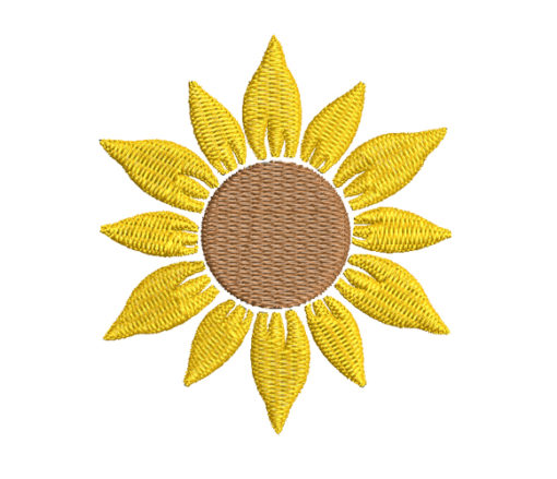 SunFlower 2 Machine Embroidery Design