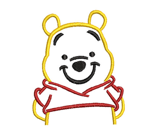Winnie Pooh 2 Machine Embroidery Design