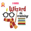 Wizard In Training Machine Embroidery Design