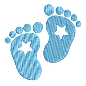 Baby Feet 4 Machine Embroidery Design