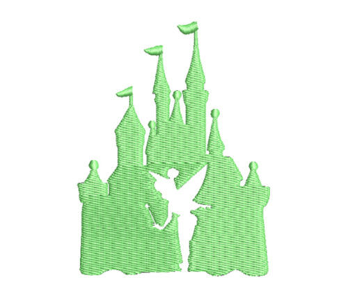 Castle Disney 3 Machine Embroidery Design