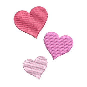 Hearts 6 Machine Embroidery Design