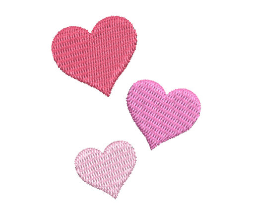 Hearts 6 Machine Embroidery Design