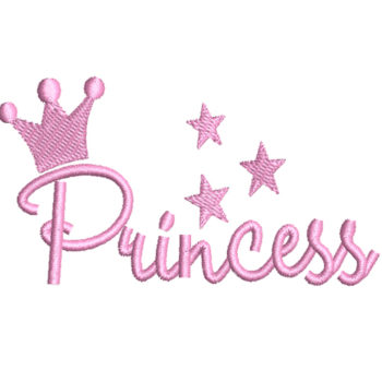 Princess 3 Machine Embroidery Design