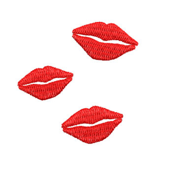 kiss 2 Machine Embroidery Design