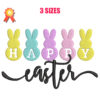 Happy Easter Machine Embroidery Design