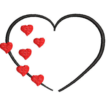 Heart 6 Machine Embroidery Design