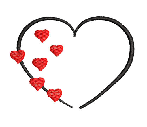 Heart 6 Machine Embroidery Design