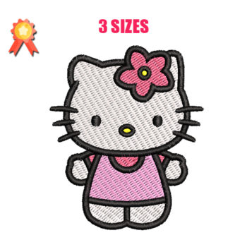 Hello Kitty 5 Machine Embroidery Design