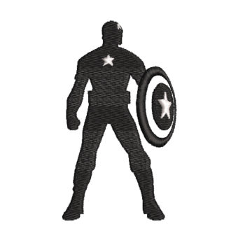 Captain America 4 Machine Embroidery Design