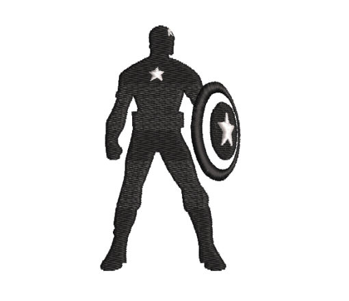 Captain America 4 Machine Embroidery Design