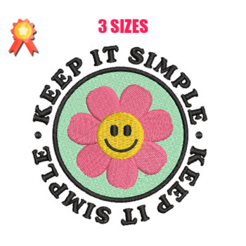 Keep It Simple Machine Embroidery Design