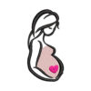 Pregnancy Machine Embroidery Design