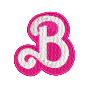 Barbie Logo Machine Embroidery Design