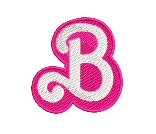 Barbie Logo Machine Embroidery Design