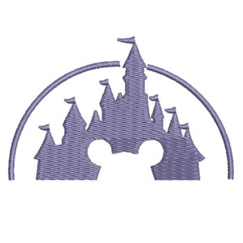Castle Disney 6 Machine Embroidery Design