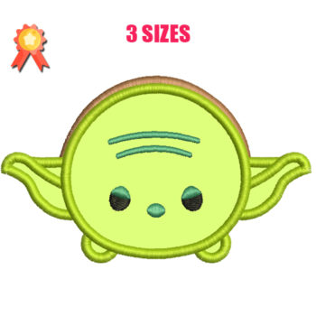 Mini Yoda Machine Embroidery Design