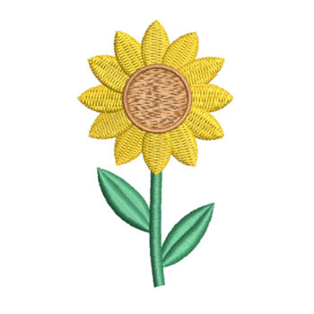 Sunflower 5 Machine Embroidery Design