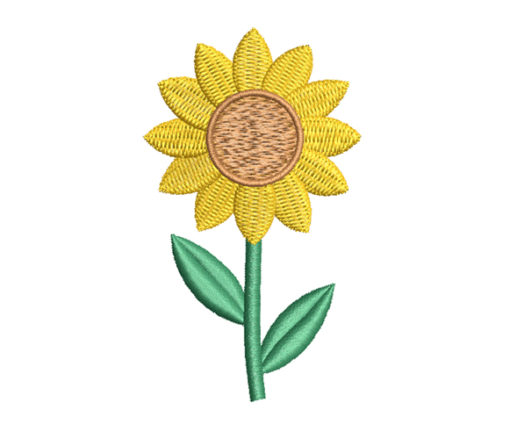 Sunflower 5 Machine Embroidery Design