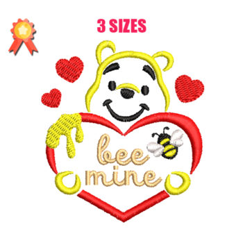 Winnie Pooh 7 Machine Embroidery Design