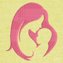 mother day embroidery design