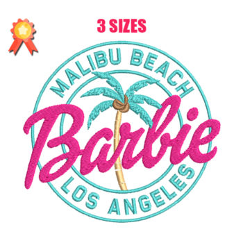 Barbie 3 Machine Embroidery Design