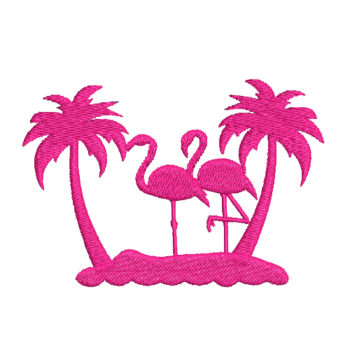 Flamingo 5 Machine Embroidery Design
