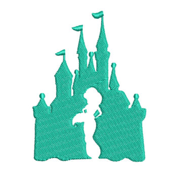 Castle Disney 5 Machine Embroidery Design