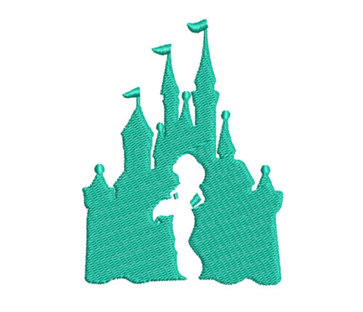 Castle Disney 5 Machine Embroidery Design