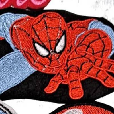 spiderman embroidery design